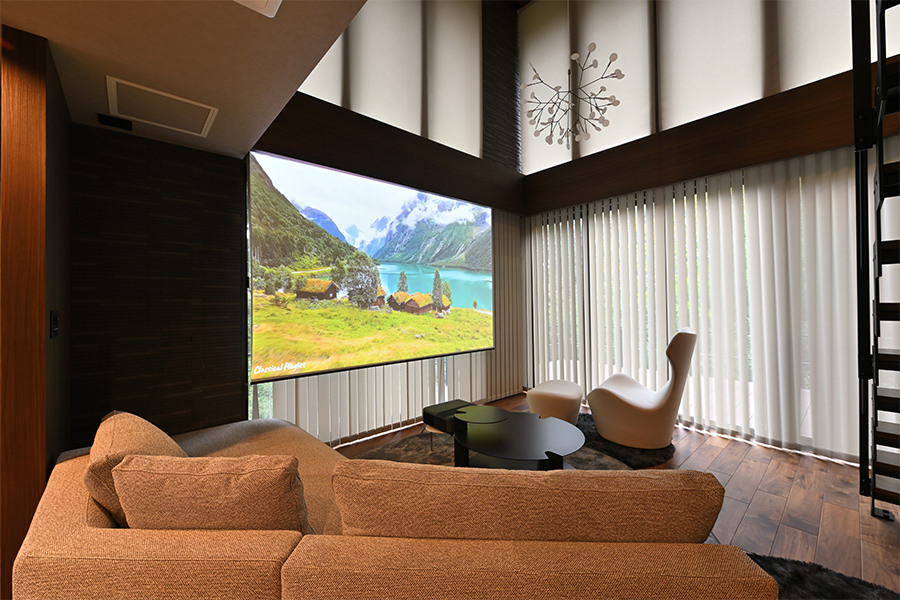 プロジェクター完備